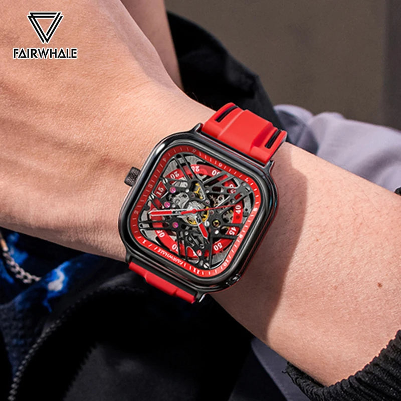 Famous Brand Mark Fairwhale Fashion Luxury Men's Watches Sports Waterproof Automatic Mechanical Wristwatch Boy Reloj Hombre 2023